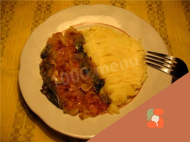 Пікша з цибулею в духовці