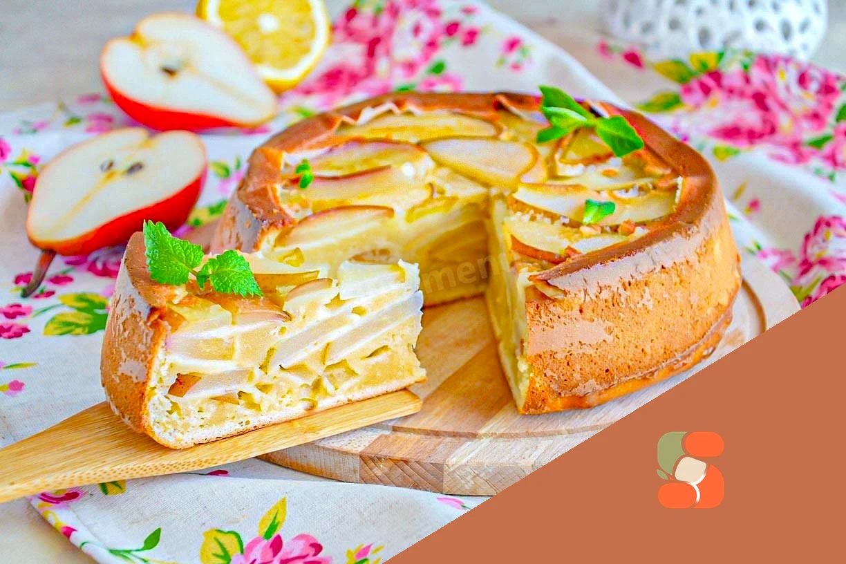 Пирог с грушами в духовке