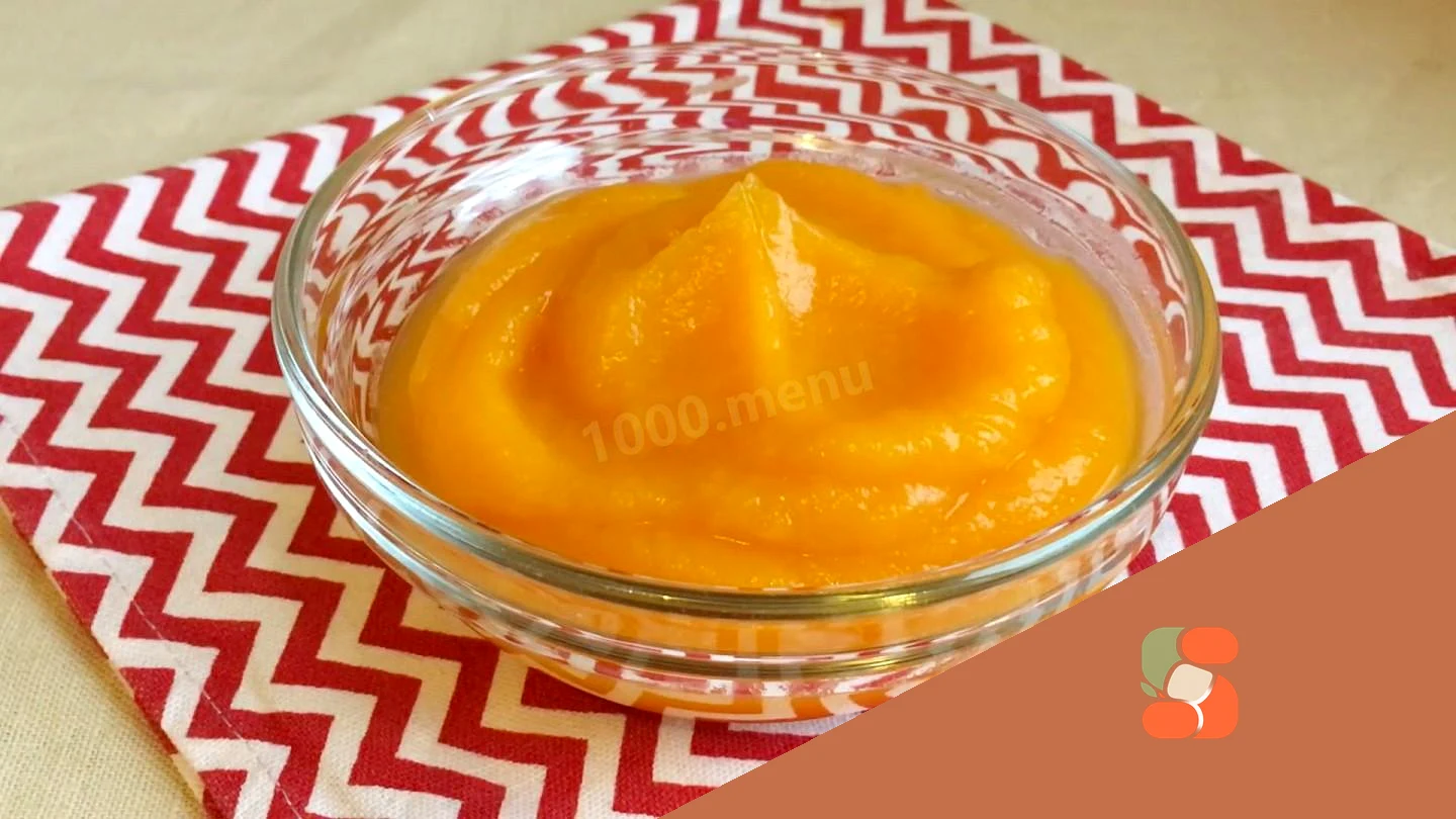 Пюре з печеного гарбуза на зиму