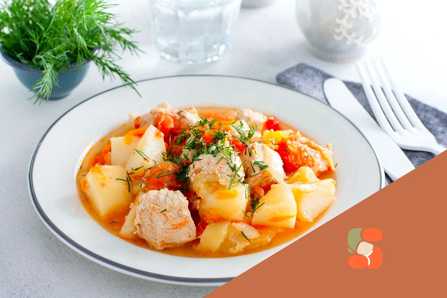 Рагу з індички з овочами та картоплею