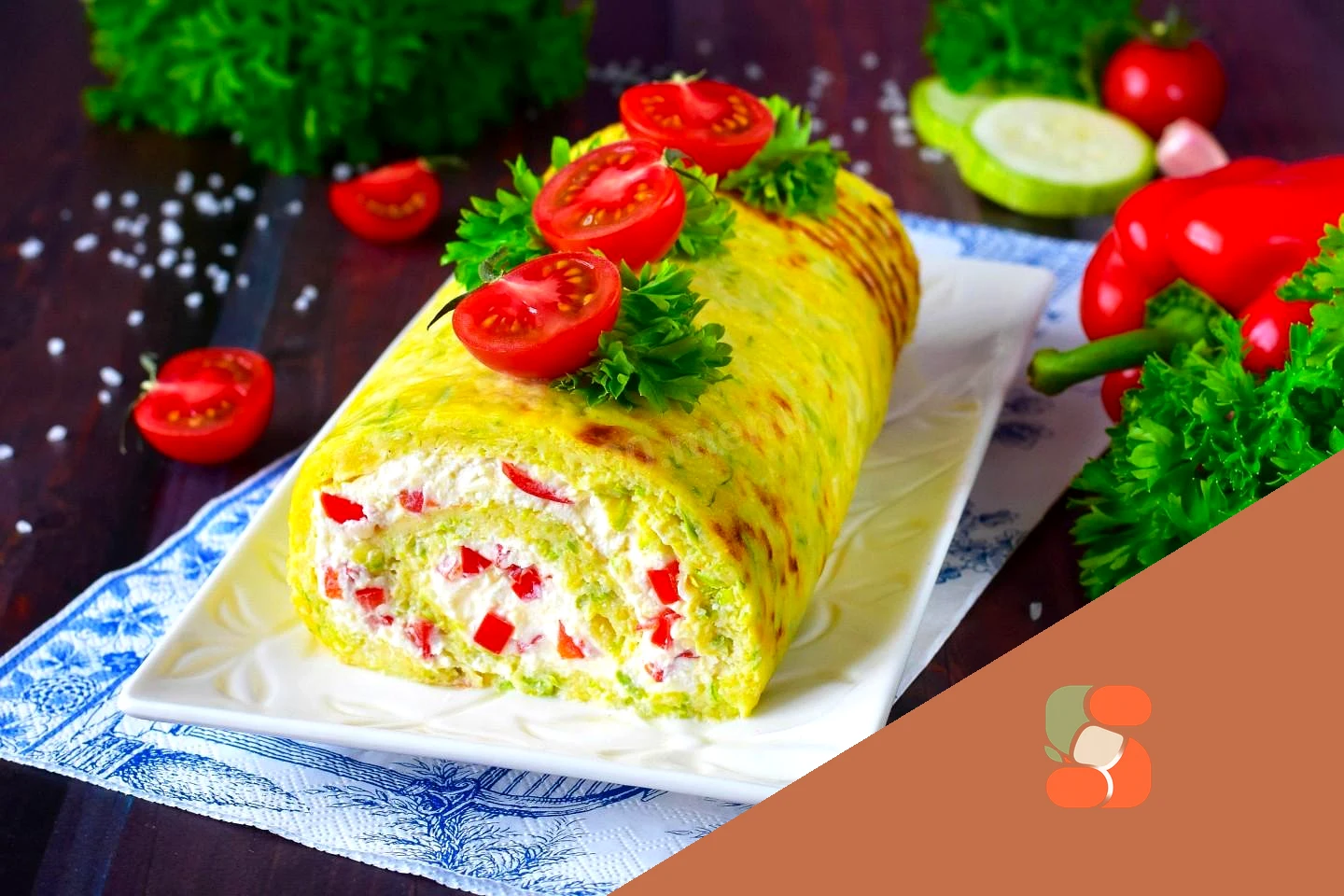 Рулет із кабачків у духовці