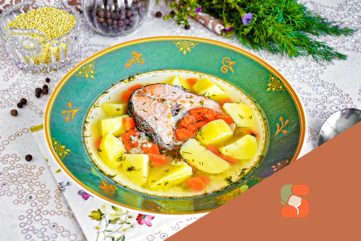 Рыбный суп из форели