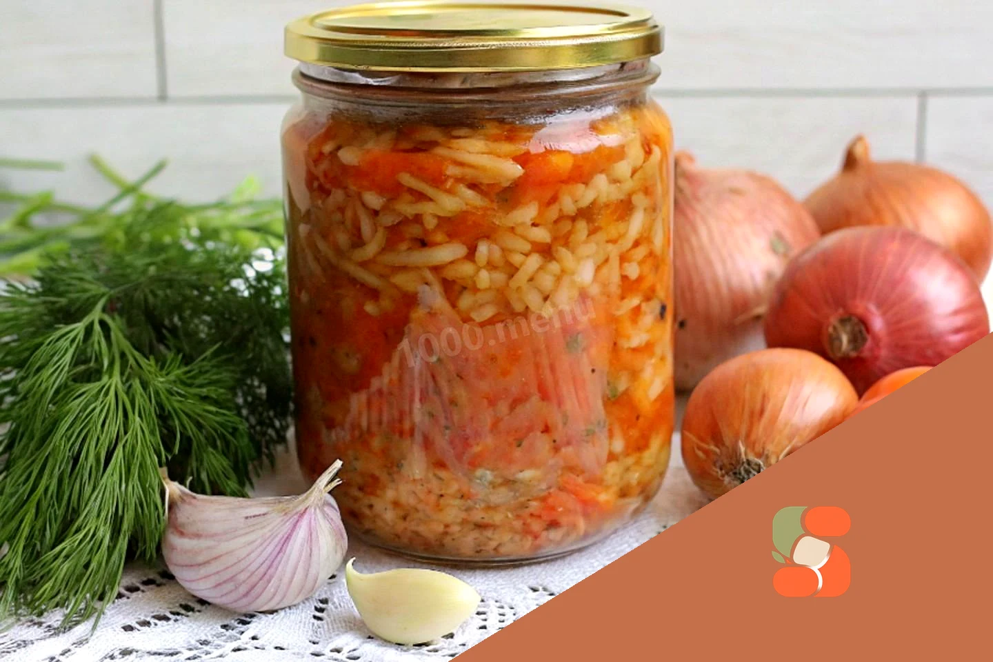 Рис с капустой на зиму