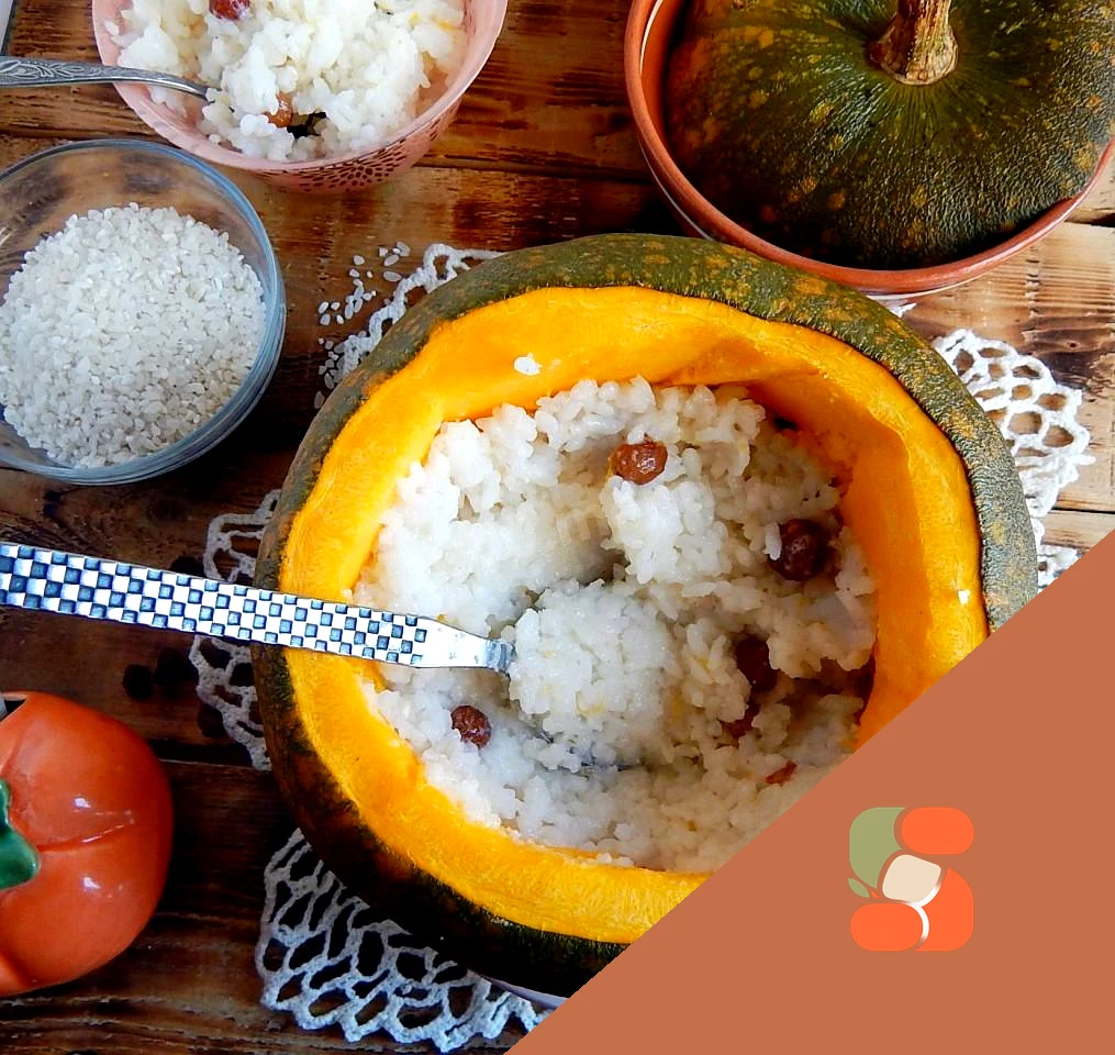 Рисова каша в гарбузі в мультиварці