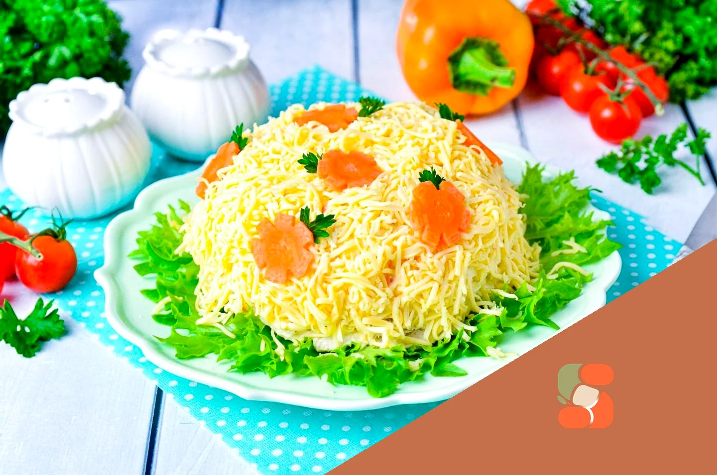 Салат курица морковь сыр