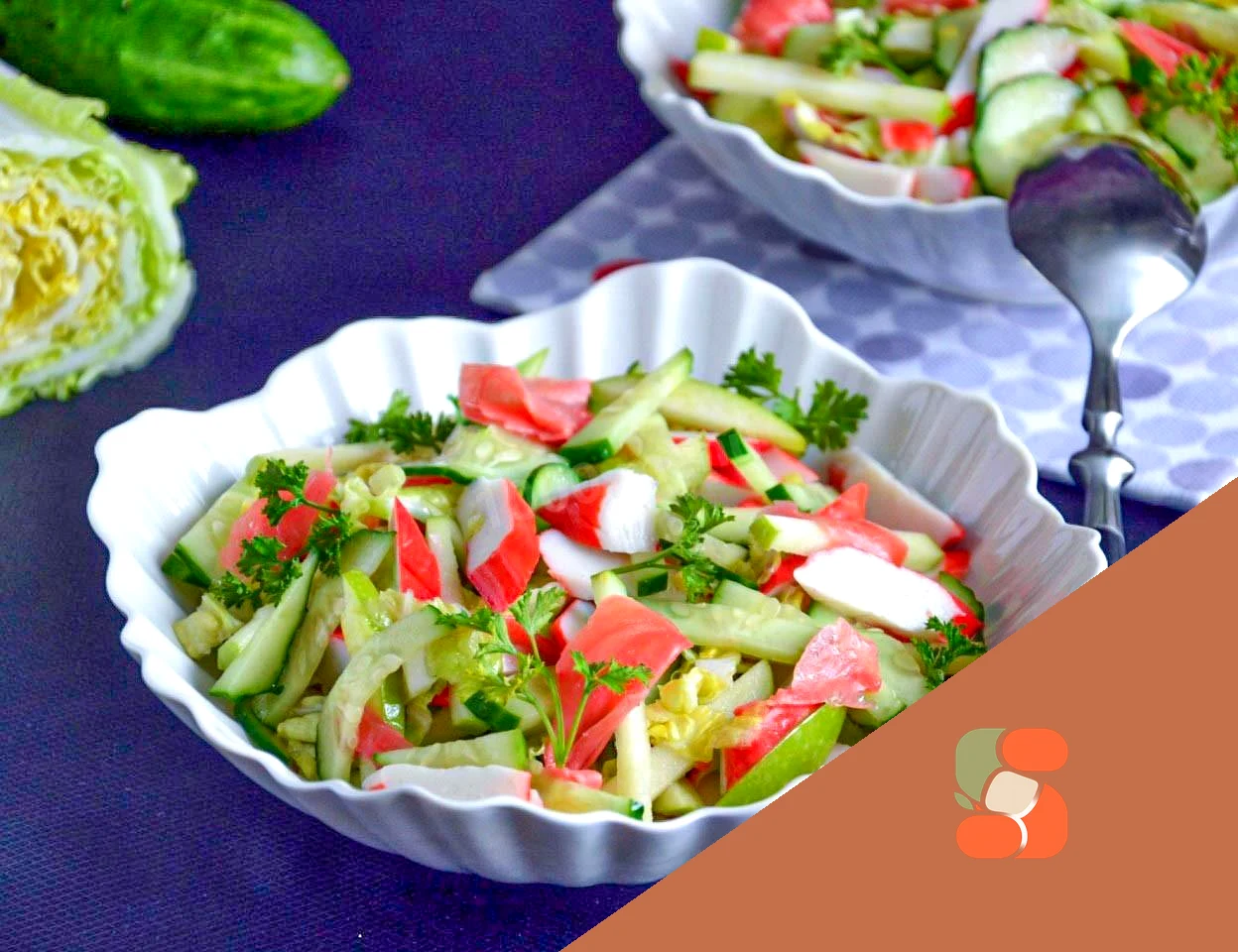 Салат з маринованим імбиром