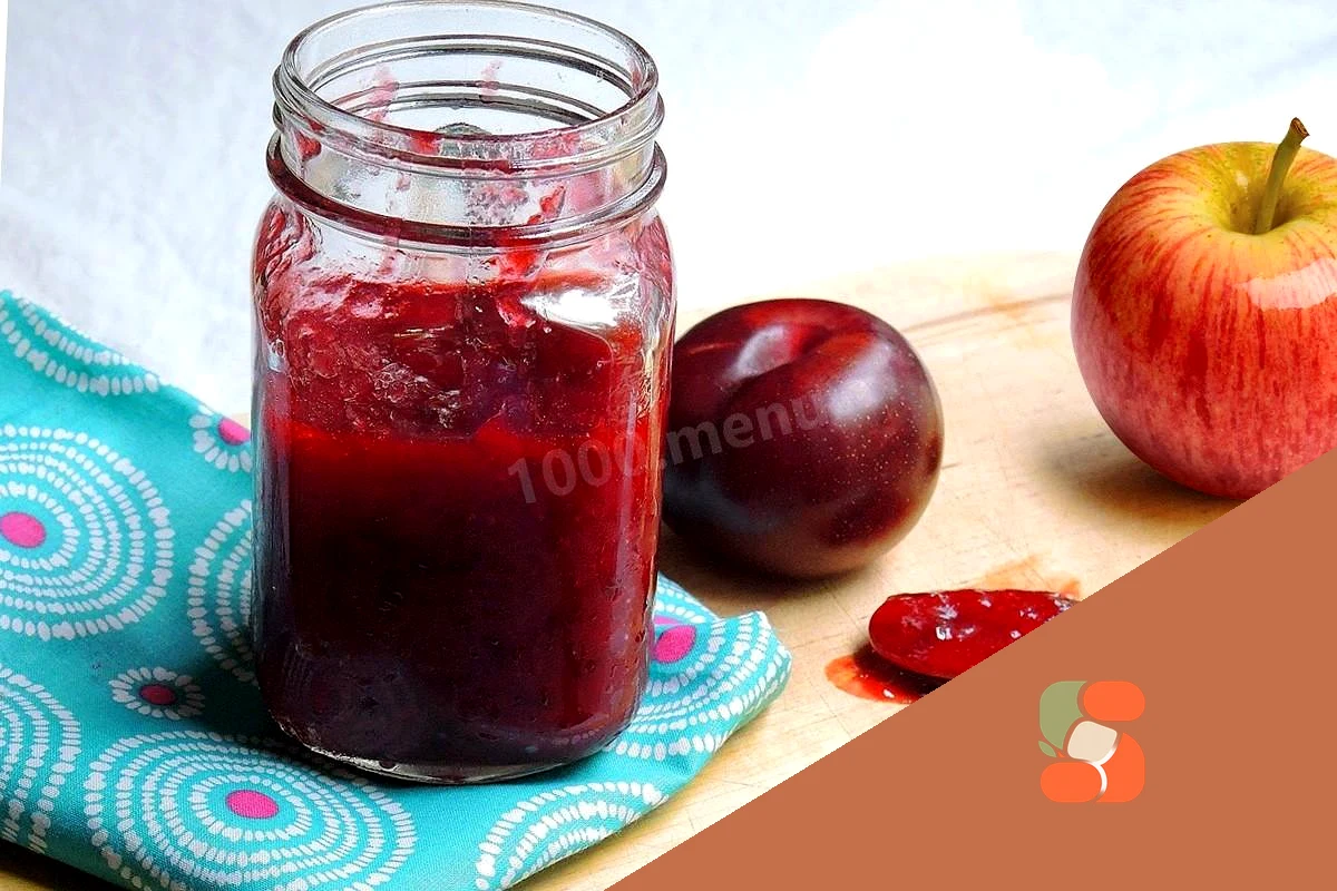 Сливовий яблучний джем на зиму