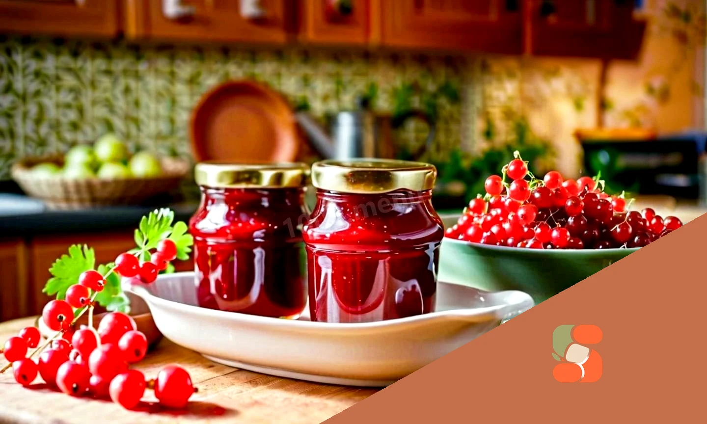 Соус к мясу на зиму из красной смородины