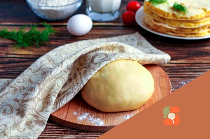 Тесто для кыстыбый с картошкой