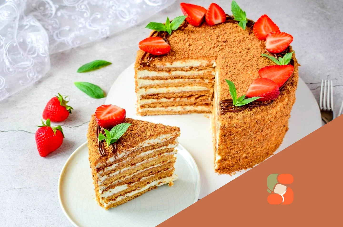 Торт медовик класичний радянський