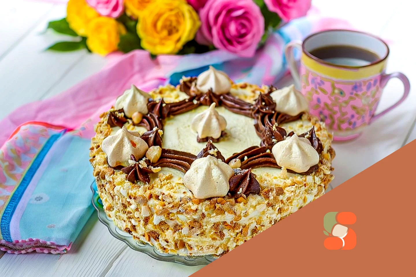 Торт Політ за ГОСТом повітряний десерт з ніжним кремом