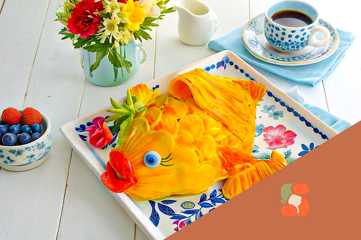 Торт Риба з мастики