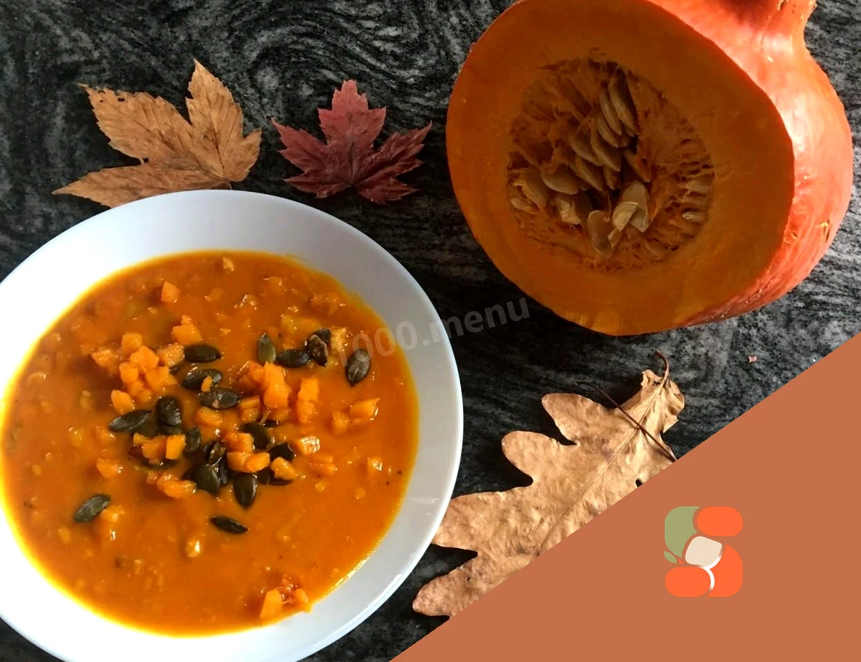 Гарбузовий суп із фаршем