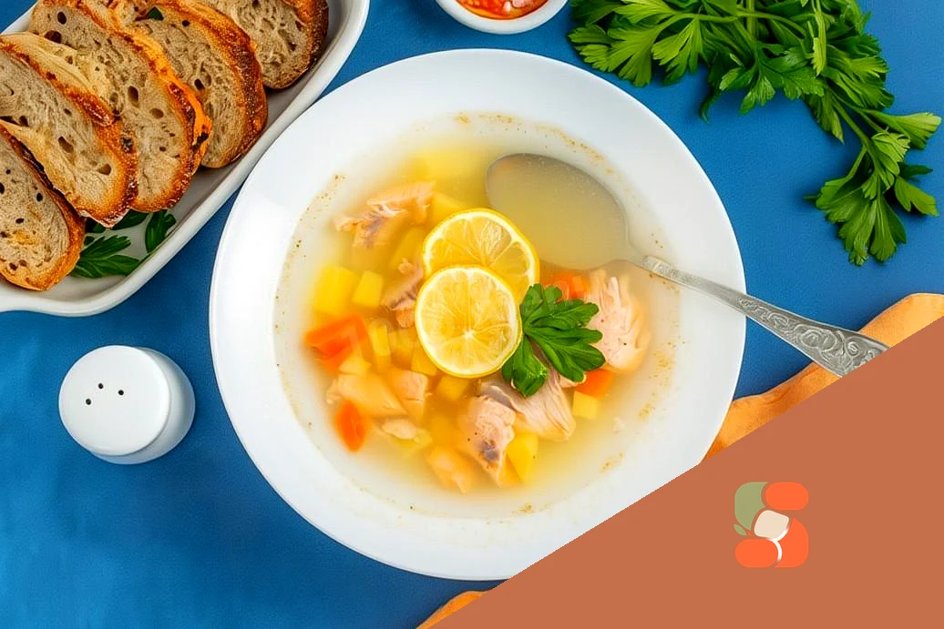Уха из форели голова и хвост