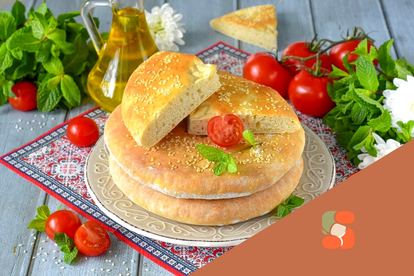 Узбекские лепешки в духовке