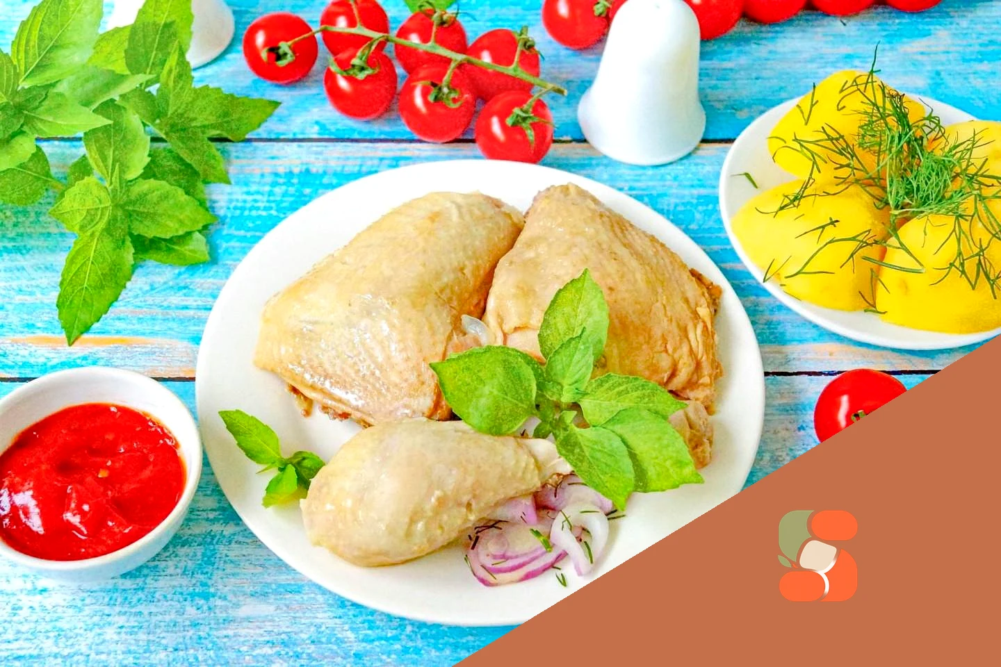 Вареная курица