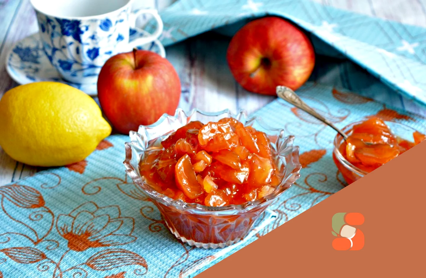 Варенье из яблок дольками с лимоном