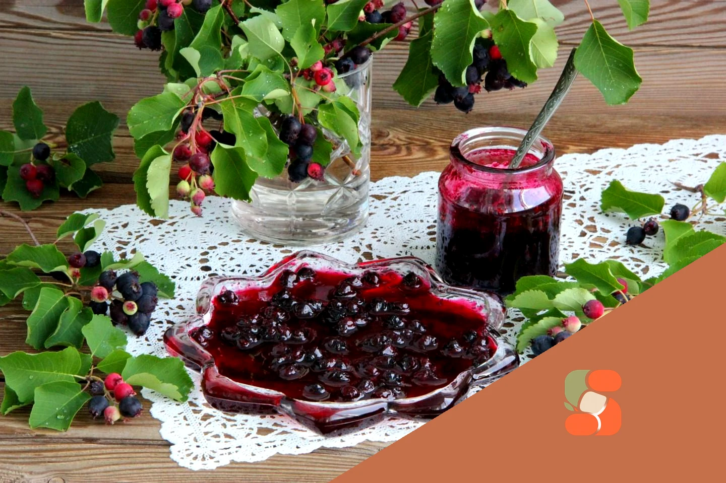 Варення з ірги на зиму п'ятихвилинка