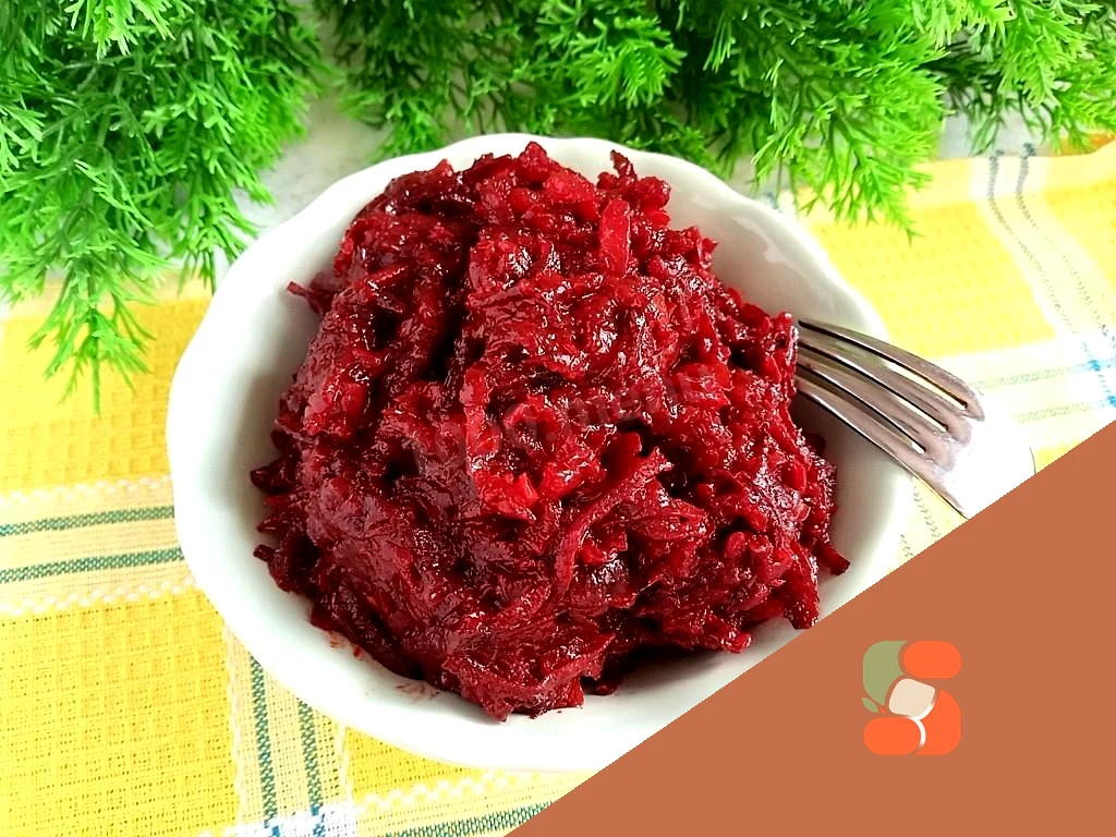 Икра из жареной свеклы с луком
