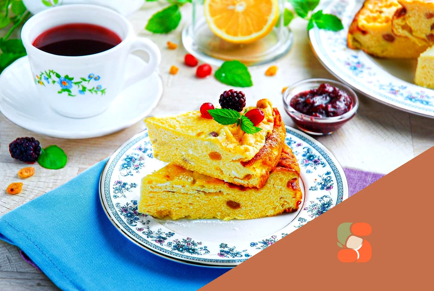 Запіканка з манкою та ізюмом без сметани в духовці