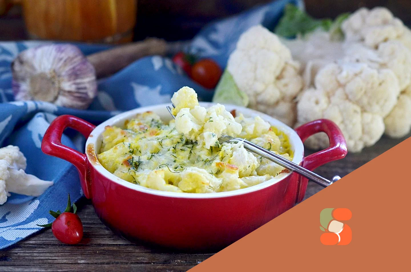 Запіканка з цвітної капусти в духовці із сиром