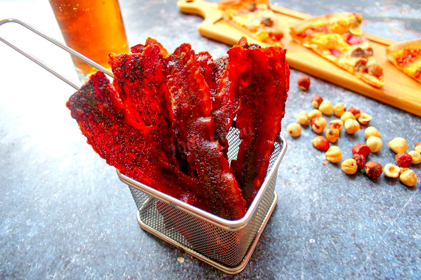 М'ясні чіпси джерки зі свинини в домашніх умовах