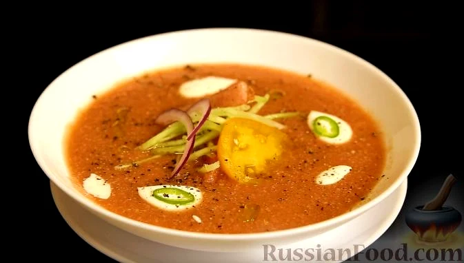 Гаспачо з кавуном