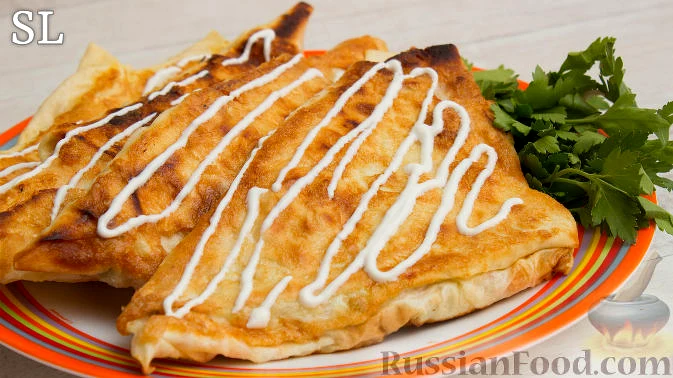 Закуска з лаваша (два варіанти начинки)