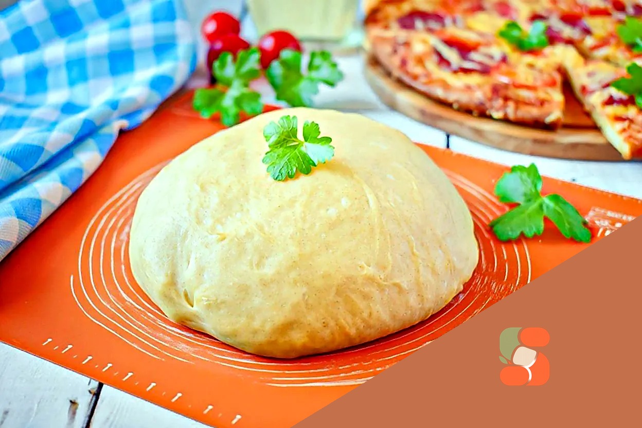 Тісто для піци на кефірі без дріжджів