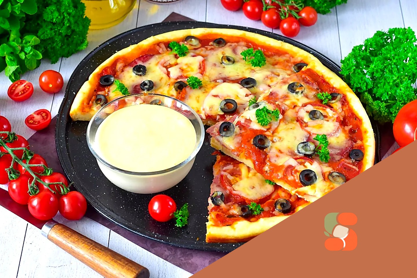 Рідке тісто на кефірі для піци в духовці