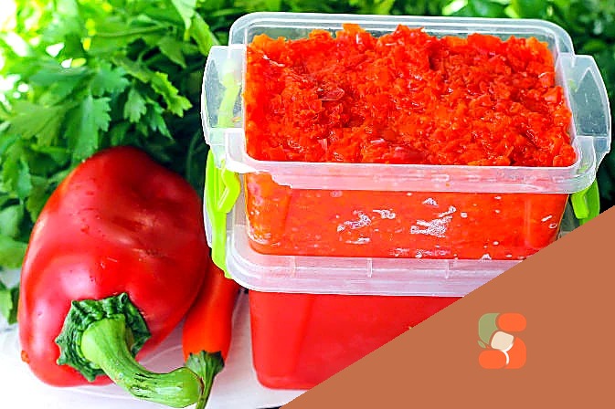 Паста із болгарського перцю (на зиму)