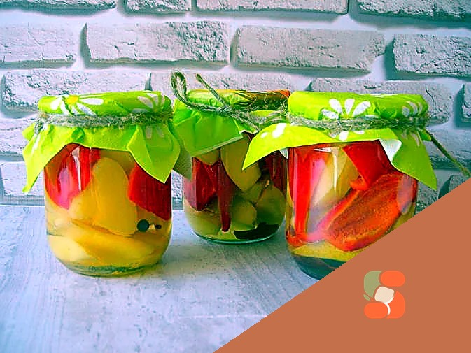 Маринований перець із айвою "Солодка парочка" (на зиму)