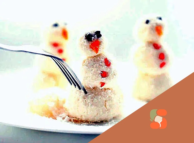 Сніговики із солодкого сиру