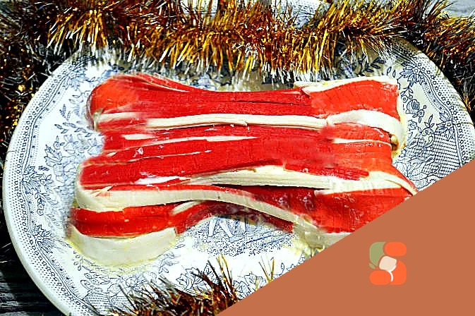 Салат «Кісточка» з крабовими паличками