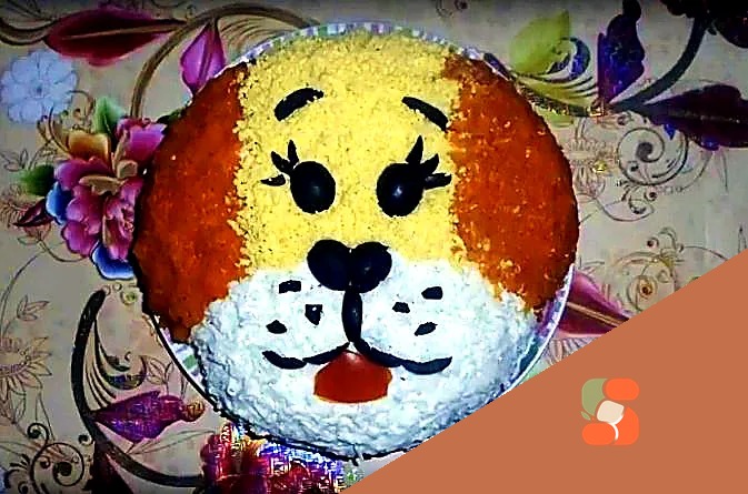 Салат "Собачка"