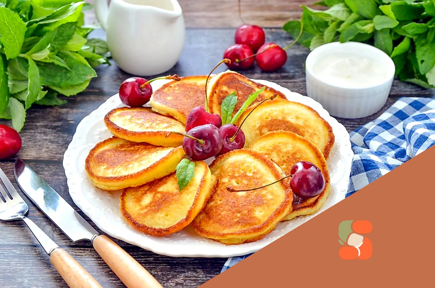 Оладки з манкою на кефірі