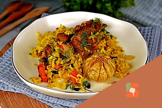 Лінивий плов з яловичиною (у рукаві)