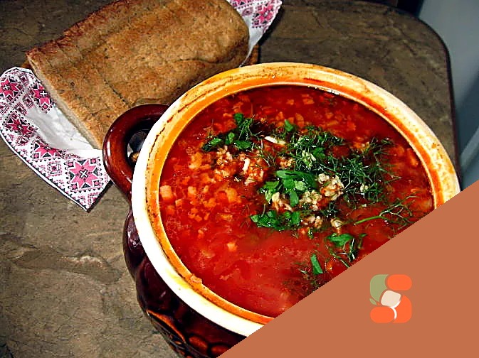 Томлений борщ Лісовий