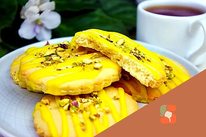 Лимонне печиво з глазур'ю