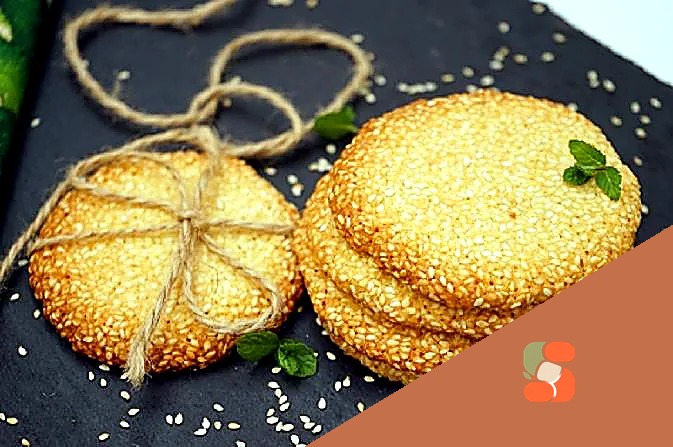 Швидке хрумке кунжутне печиво
