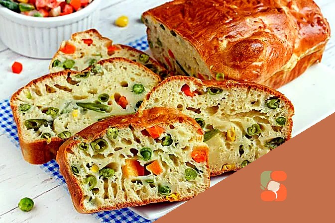 Пиріг на кефірі з овочами.