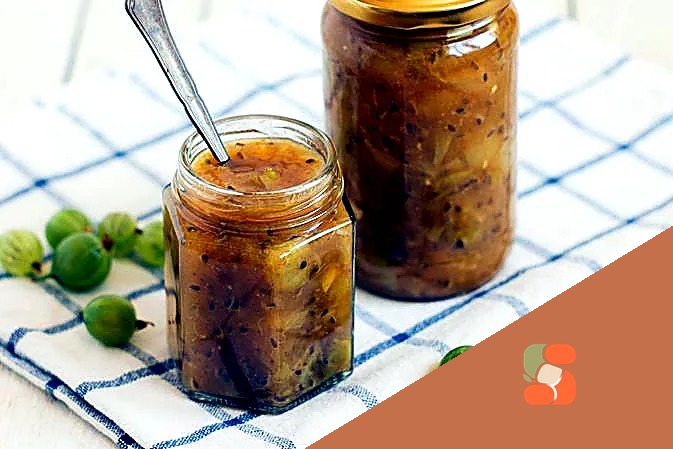 Чатні з аґрусу із зеленим яблуком (на зиму)