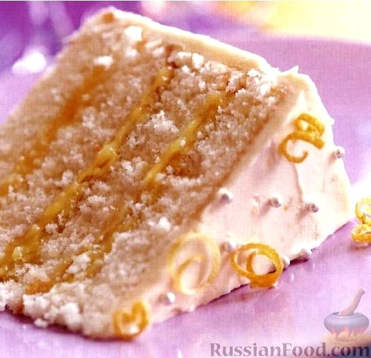 Торт лимонний