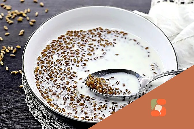 Пряна пшенична каша на молоці