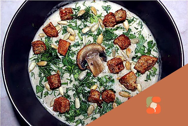 Суп-пюре з печериць