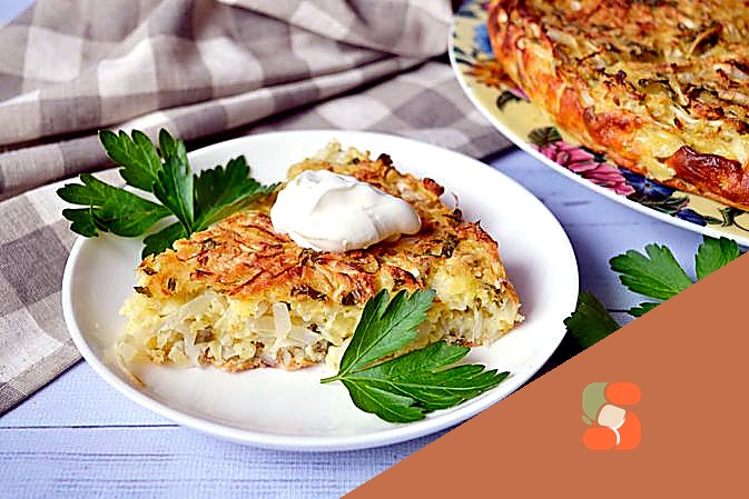 Капустяний манник на кефірі (в духовці)