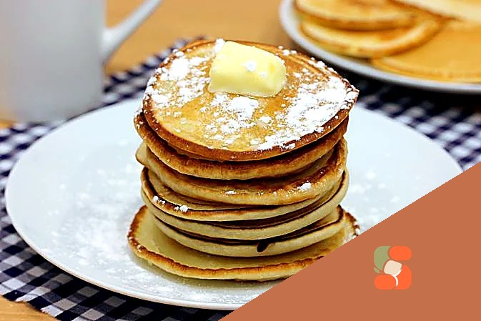 Оладки з рисового борошна, на сироватці