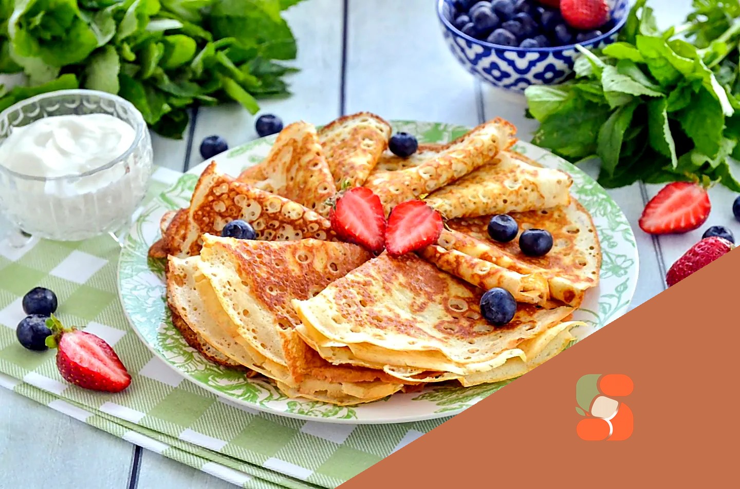 Млинці на кефірі з тонкими яйцями