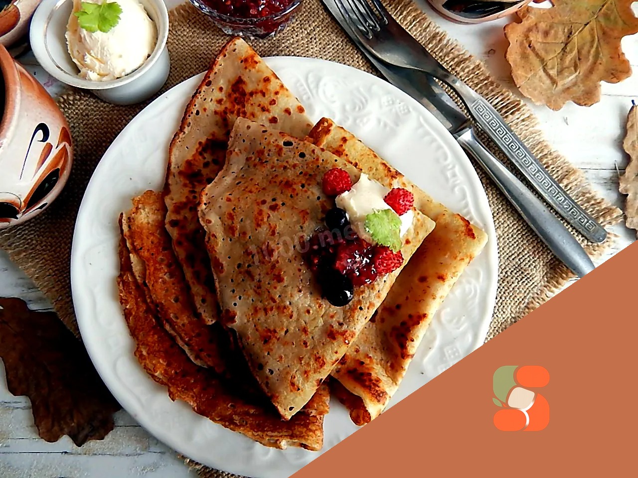 Млинці з житнього борошна