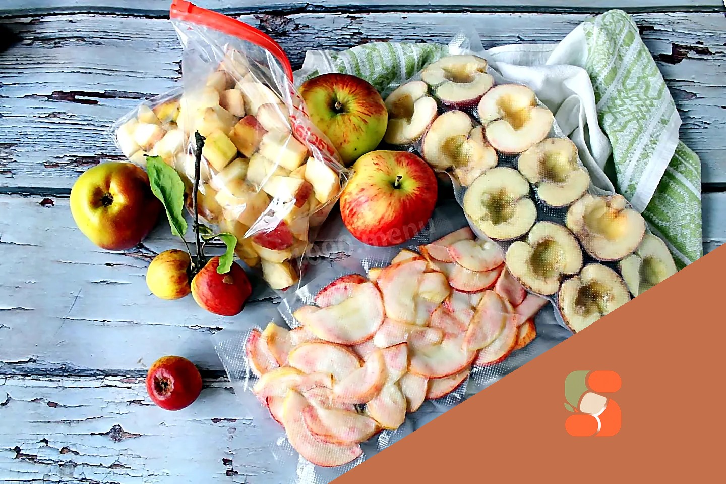 Як заморозити яблука на зиму